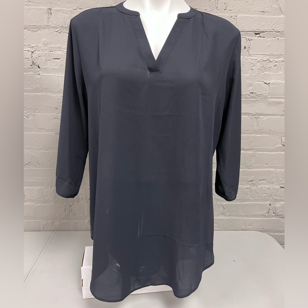 Port Authority Black V-Neck Tunic